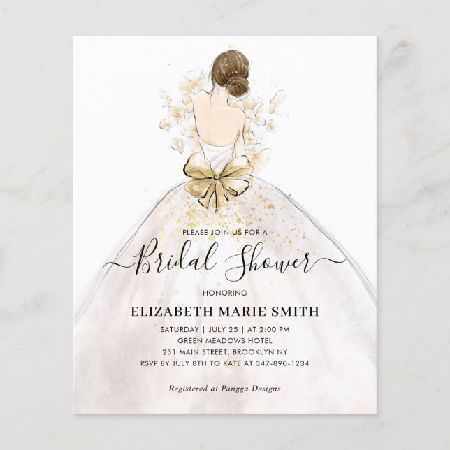 Elegant Bride Wedding Gown Vrijgezellenfeest (Voorkant)