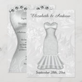 Elegant Brides Wedding Gown Kaart (Voorkant / Achterkant)