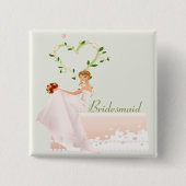 Elegant Bridesmaid Button (Voorkant)