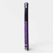 Elegant Bridesmaid Favor  Swirls Paars Case-Mate iPhone Case (Achterkant/links)