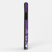 Elegant Bridesmaid Favor  Swirls Paars Case-Mate iPhone Case (Achterkant/rechts)