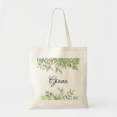 Elegant Bridesmaid Gift Foliage Tote Bag (Voorkant)