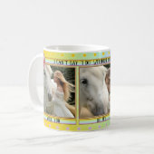 Elegant Bridesmaid Polka Dots Foto Mok (Voorkant links)