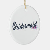 Elegant Bridesmaid Weddenschap Ornament (Rechts)