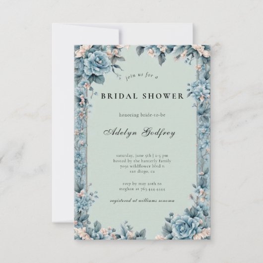 Elegant Bridgerton-geïnspireerd Vrijgezellenfeest Kaart (Voorkant)