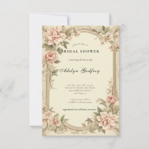 Elegant Bridgerton-geïnspireerd Vrijgezellenfeest Kaart