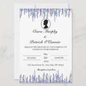 Elegant Bridgerton Wedding Invitation Kaart (Voorkant)