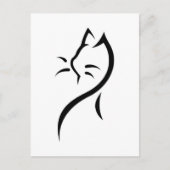 Elegant briefkaart van katten (Voorkant)