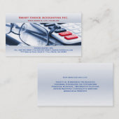 Elegant Bright Accounting Visitekaartje (Voorkant / Achterkant)