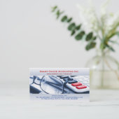 Elegant Bright Accounting Visitekaartje (Staand voorkant)