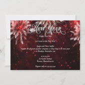 Elegant Bright New Years Eve Party Kaart (Voorkant)