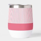 Elegant Bright Pink Striped Wedding (Rechts)