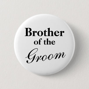 Elegant broer van de gromknoppen ronde button 5,7 cm