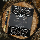 Elegant Bronze Baroque Benoeming Book Planner