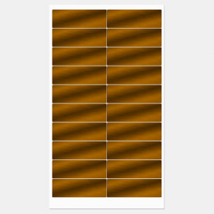 Elegant Bronze Faux geborstelde metalen labels