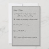 Elegant Brooklyn Bridge NYC Wedding Invite Kaart (Achterkant)