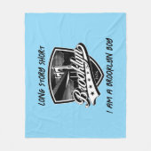 Elegant Brooklyn Logo Design Fleece Deken (Voorkant)