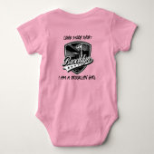 Elegant Brooklyn Logo Design Romper (Achterkant)