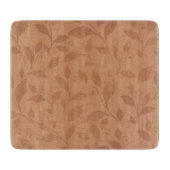 Elegant Brown Abstract herfst leest Patroon Snijplank (Voorkant)