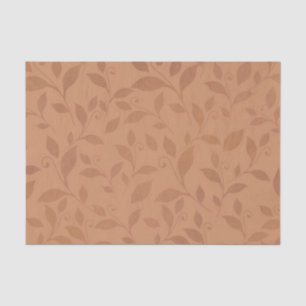 Elegant Brown Abstract herfst leest Patroon Tissuepapier