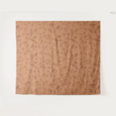 Elegant Brown Abstract herfst leest Patroon Wandkleed (Voorkant (horizontaal))