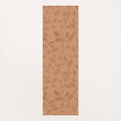 Elegant Brown Abstract herfst leest Patroon Yogamat (Voorkant)
