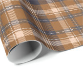 Elegant Brown | Beige | Zwart bekakt Cadeaupapier (Rol Hoek)