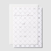Elegant Brown Calligraphy Vellum Uitnodigingen (Offset (Uitnodiging))