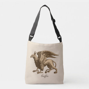 Elegant Brown en Beige Griffin - Legendary Beast Crossbody Tas