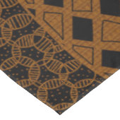 Elegant Brown Geometric Abstract Tribal Patroon | Tafelkleed (Gekanteld)