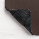 Elegant Brown Leather Texture Design Office Muismat (Hoek)