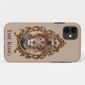Elegant Brown Lion King Retro Dads Case-Mate iPhone Case (Achterkant (horizontaal))