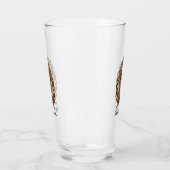 Elegant Brown Lion King Retro Dads Glas (Links)