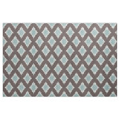 elegant brown turquoise damask ikat tribal stof (Yard (91,4 cm))