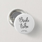 Elegant Bruid stam Ronde Button 3,2 Cm (Voorkant /achterkant)