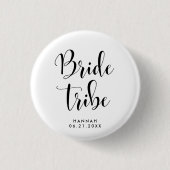 Elegant Bruid stam Ronde Button 3,2 Cm (Voorkant)