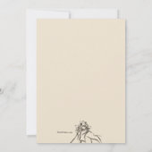 Elegant bruid Vrijgezellenfeest Kaart (Achterkant)