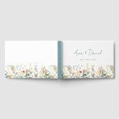 Elegant bruidsboeket gastboek gastenboek (Volledig)