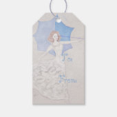 Elegant bruidsdouche cadeau Label Cadeaulabel (Voorkant)