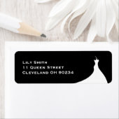 Elegant bruidsfeest zwart label (Insitu)