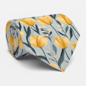 Elegant Bruidsjonker Cadeau Tulp Bloem Stropdas (Opgerold)