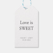 Elegant bruiloft cadeaulabel (Voorkant)