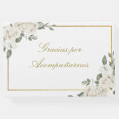 Elegant bruiloft gastenboek (Achterkant)