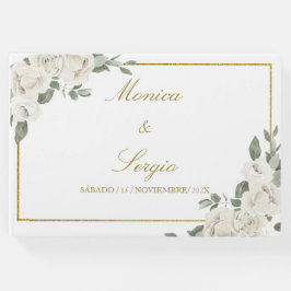 Elegant bruiloft gastenboek