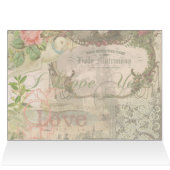 Elegant Bruiloft Huwelijk Antiek Vintage (Binnen Horizontaal (Boven))