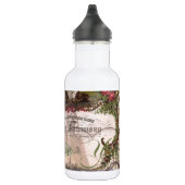 Elegant Bruiloft  Huwelijk Antiek Vintage Waterfles (Rechts)