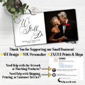 Elegant Bruiloft Jubileum Gelofte Vernieuwing Bureaumat