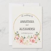 Elegant bruiloft kaart (Voorkant)