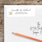 Elegant bruiloft kalligrafie script etiket