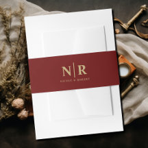 Elegant Bruiloft Monogram Gepersonaliseerd